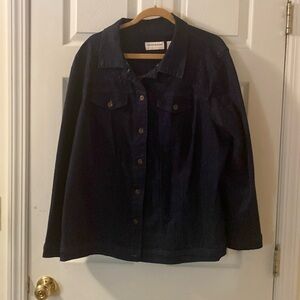 Women’s denim Alfred Dunner jacket size 18
